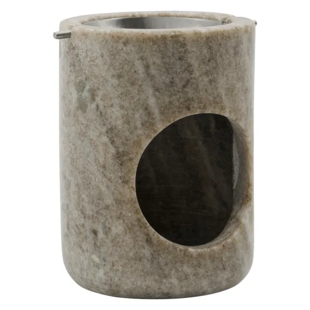 Meraki Oil Burner MKMarble Beige Silver Finish