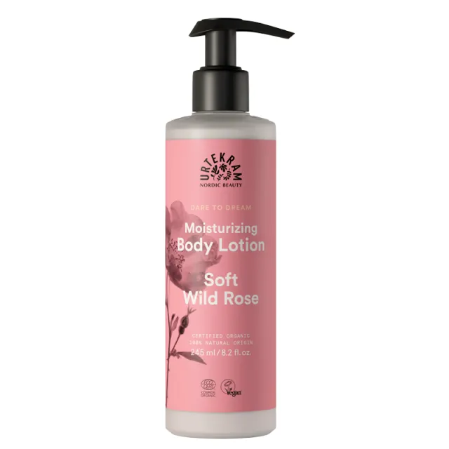 Urtekram Bodylotion Soft Wild Rose (245 ml)