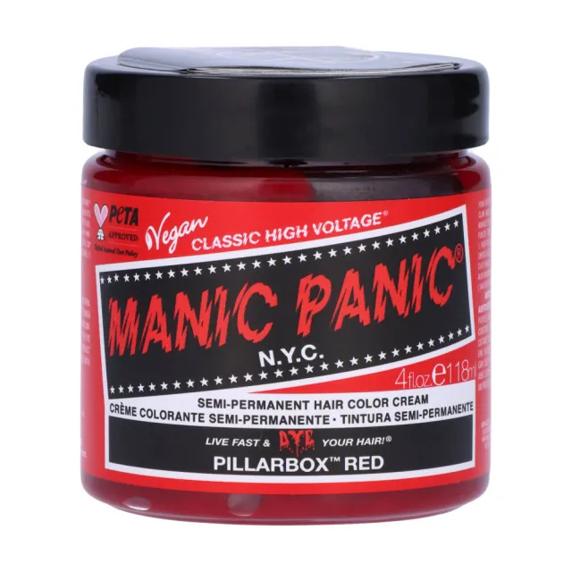 Manic Panic Semi-Permanent Color Cream Pillarbox Red 118 ml