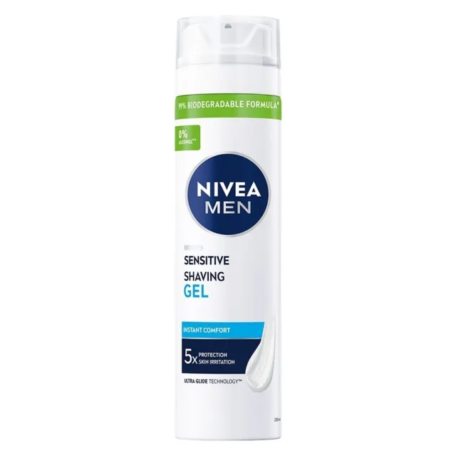 NIVEA MEN Sensitive Shaving Gel 200ml