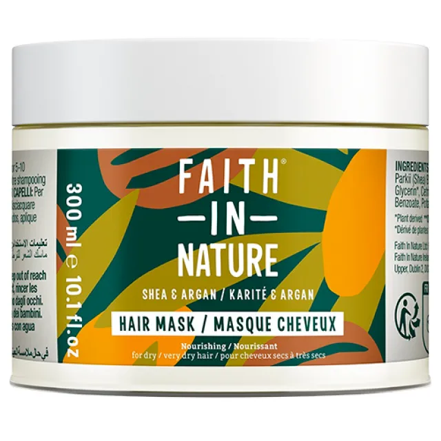 Faith In Nature Shea & Argan Hårmaske (300 ml)