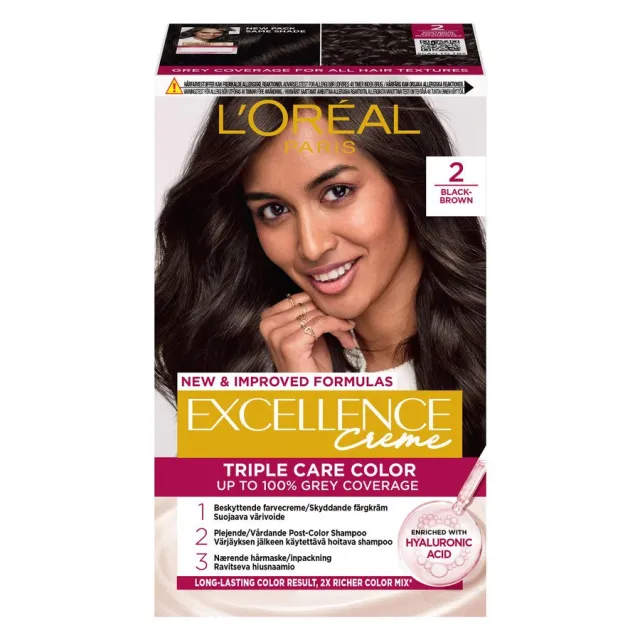 L'Oréal Paris Excellence Creme 2 Black-Brown
