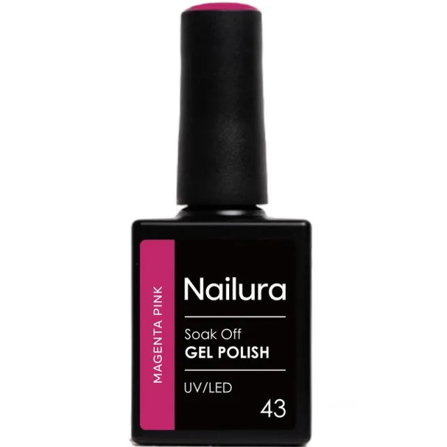 Nailura Gel Polish 10 ml - 43 Magenta Pink