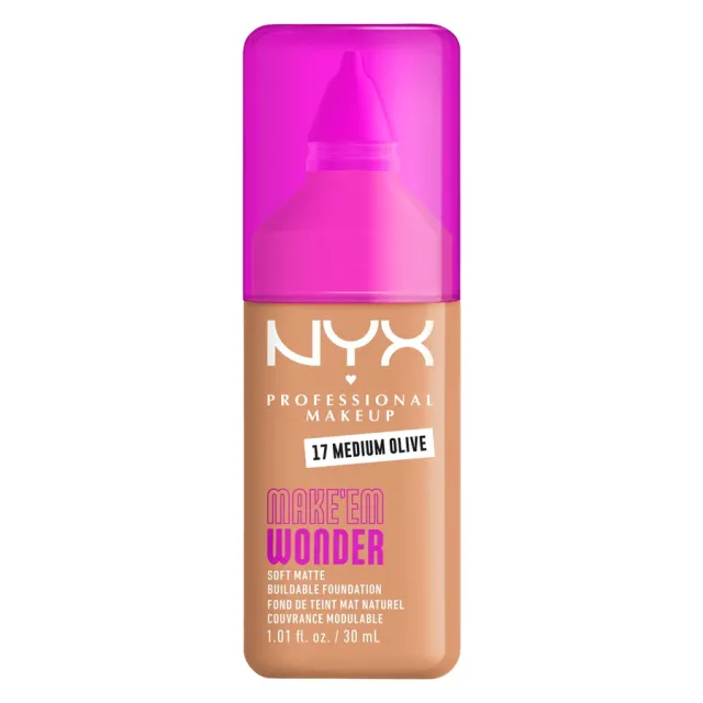 NYX Professional Makeup Make Em Wonder Foundation 17 Medium Olive
