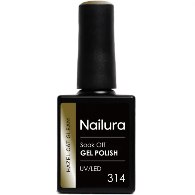 Nailura Cat Eye Gel Polish 10 ml - 314 Hazel Cat Gleam