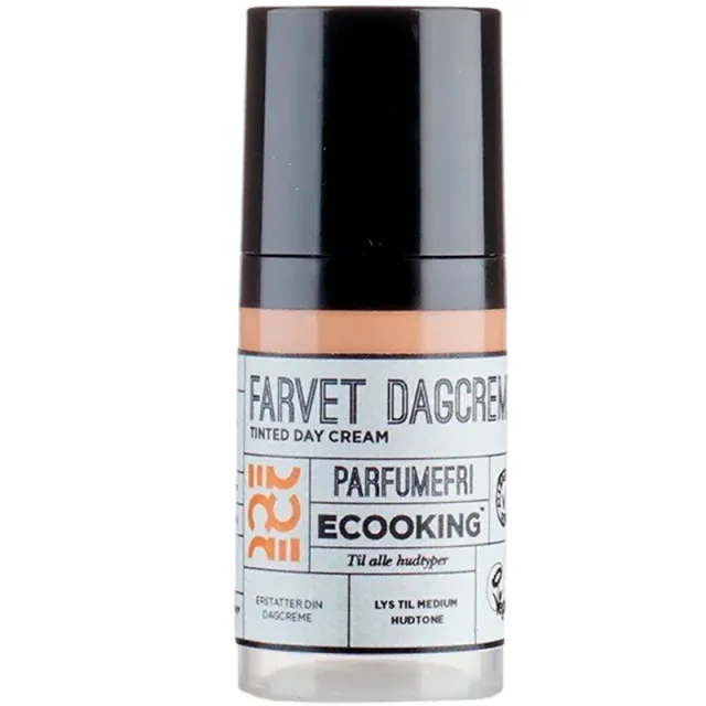 Ecooking Farvet Dagcreme Parfumefri (30 ml)