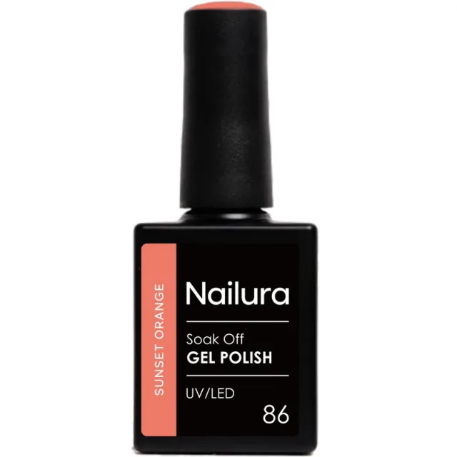 Nailura Gel Polish 10 ml - 86 Sunset Orange