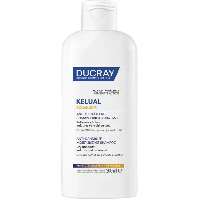DUCRAY Kelual Squanorm Anti-dandruff Moisturizing Shampoo 200 ml
