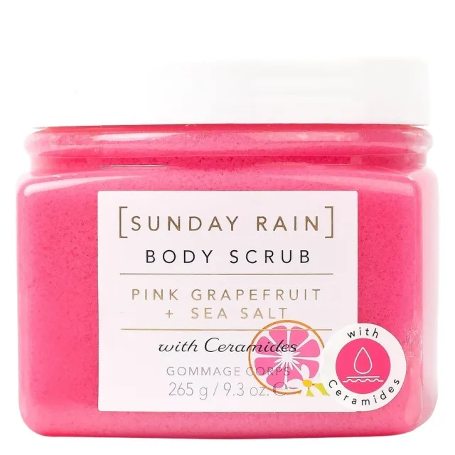 Sunday Rain Pink Grapefruit & Sea Salt Body Scrub 265g