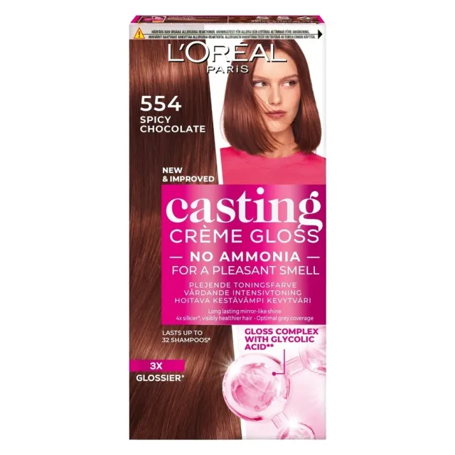 L'Oréal Paris Casting Crème Gloss Semi-Permanent Color 554 Spicy
