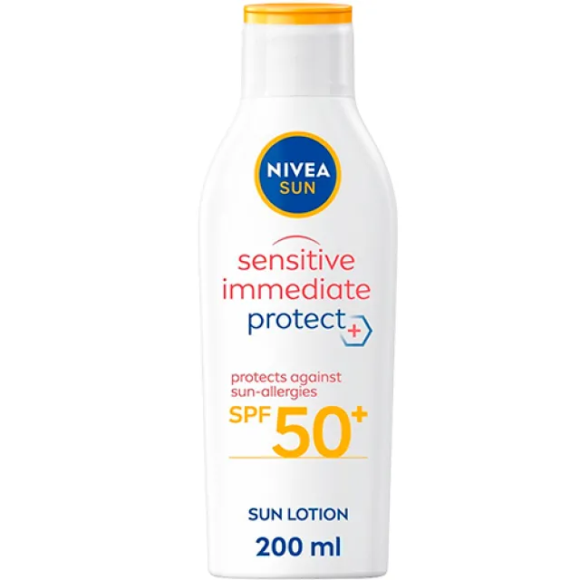 Nivea Sensitive Immediate Protect Sun-Allergy Lotion SPF 50+ (200 ml)