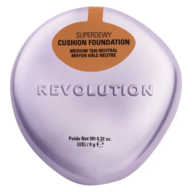 Revolution Beauty Superdewy Cushion Foundation Medium Tan Neutral