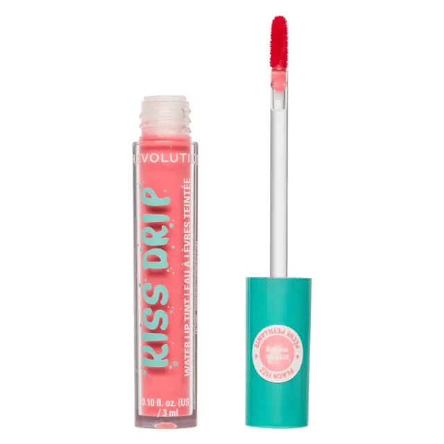 Revolution Kiss Drip Water Lip Tint Peach Fizz