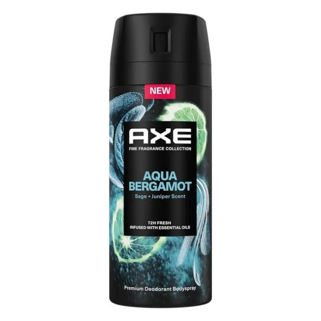Axe - Aqua Bergamot Body & Deodorant Spray - 150 ml