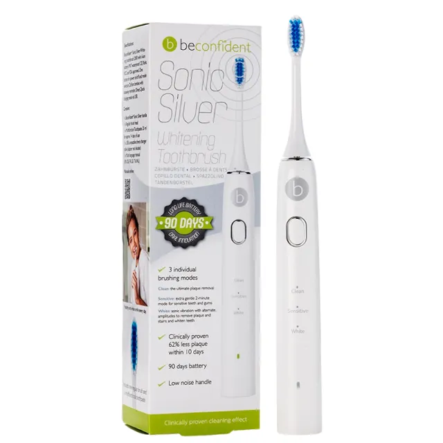 Beconfident Sonic Silver Whitening Toothbrush (1 stk)