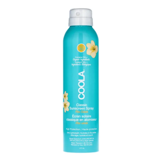 COOLA Classic Sunscreen Spray Pina Colada SPF 30 177 ml