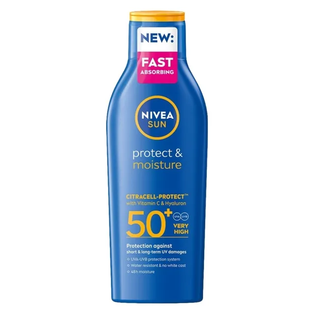 NIVEA Sun Protect & Moisture Lotion SPF50+ 200ml