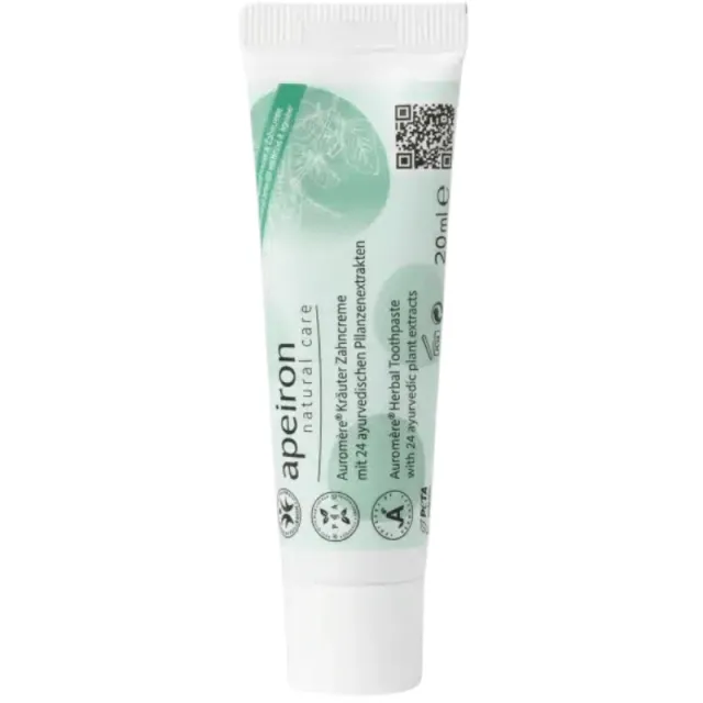 Apeiron Urtetandpasta U. Flour Rejsestørrelse (20 ml)