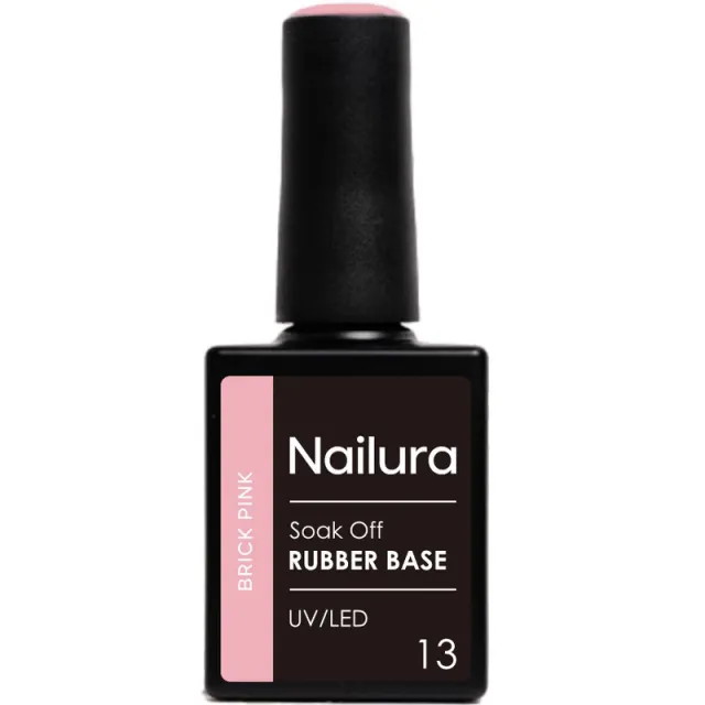 Nailura Rubber Base 10 ml - 13 Brick Pink