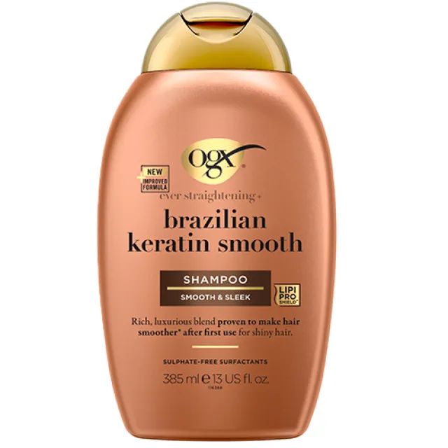 OGX Brazilian Keratin Smooth Shampoo (385 ml)