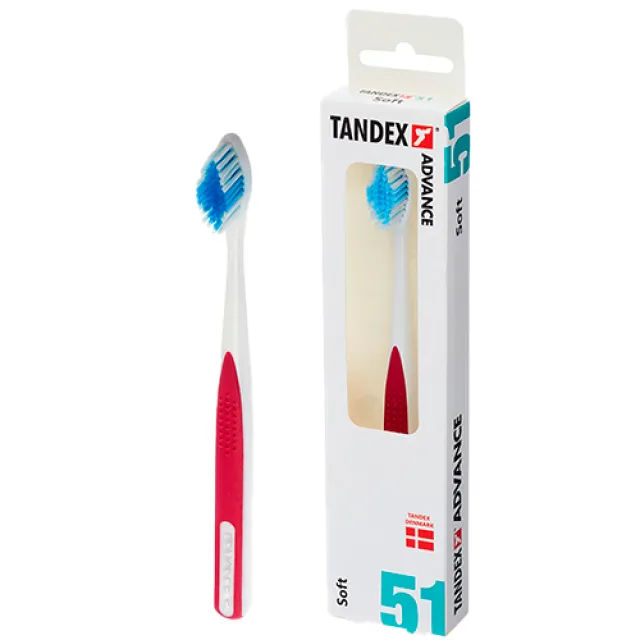 Tandex Advance Tandbørste V-Shape Soft (1 stk)
