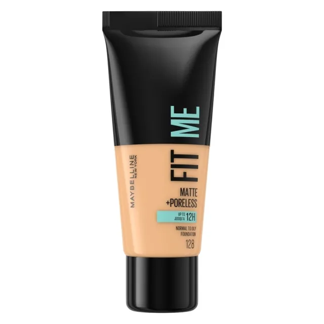 Maybelline New York Fit Me Matte + Poreless Foundation 128 Warm N
