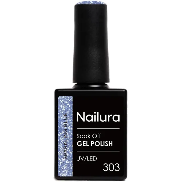 Nailura Cat Eye Gel Polish 10 ml - 303 Sparkling Blue