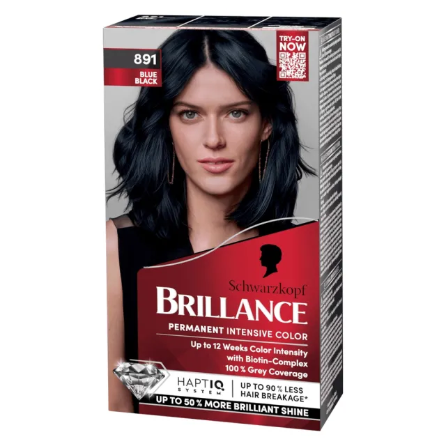 Schwarzkopf Brillance 891 Blue Black 170g