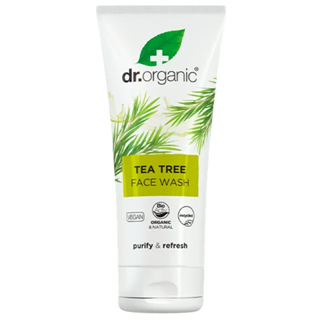 Dr. Organic Face Wash Tea Tree (200 ml)