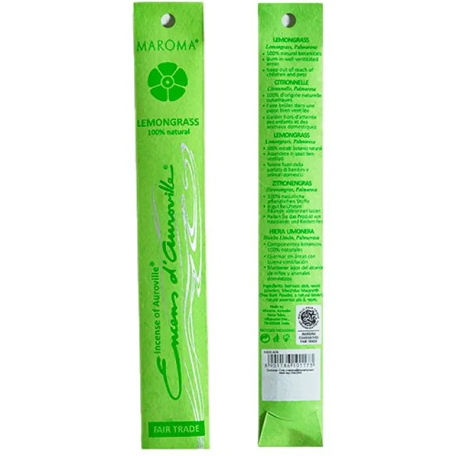 Human Balance Maroma Røgelse Lemongrass (10 stk)