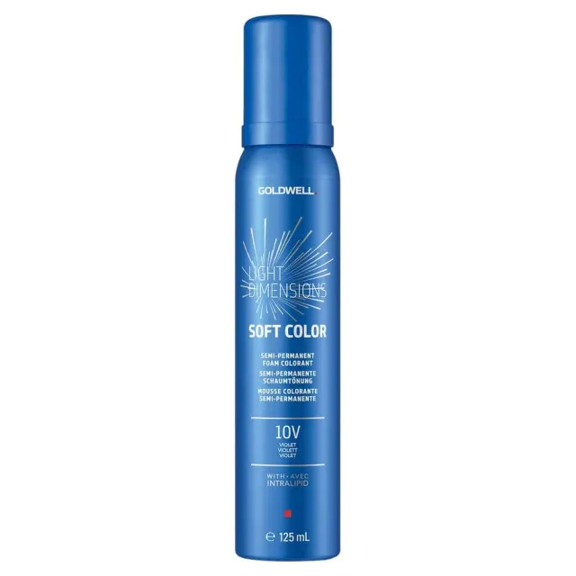 Goldwell Soft Color 10V Pastel Violet Blonde (semi‑permanent color mousse) 125 ml