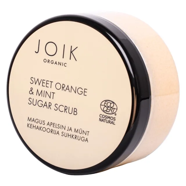 JOIK Organic Sweet Orange & Mint Sugar Scrub 210g