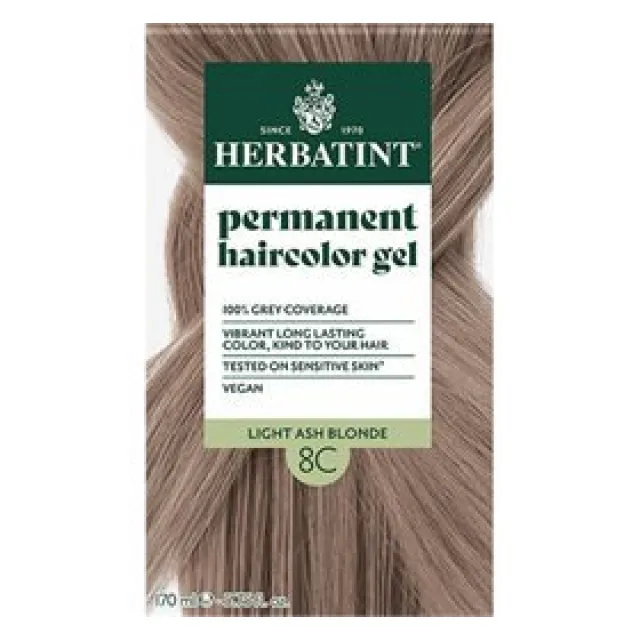 Herbatint 8C hårfarve Light Ash Blonde, 170ml.
