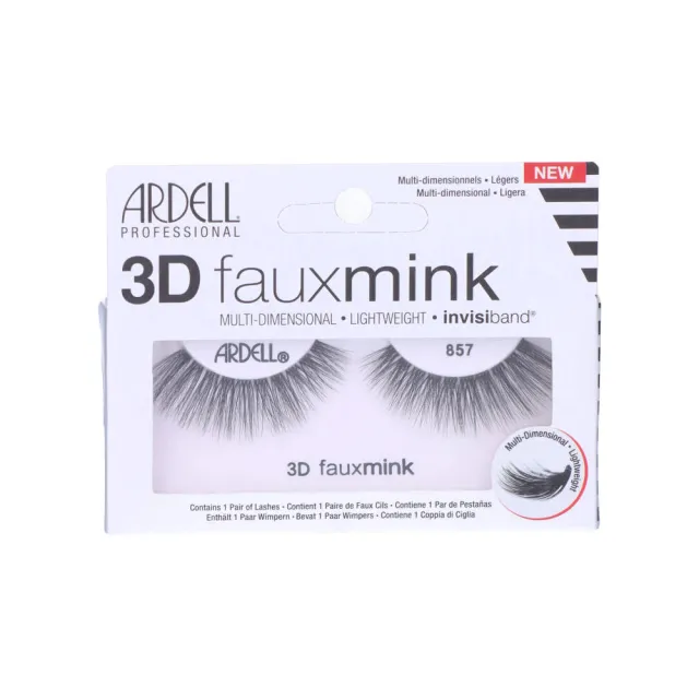 Ardell Faux Mink 3D 857 Black Eye Lashes
