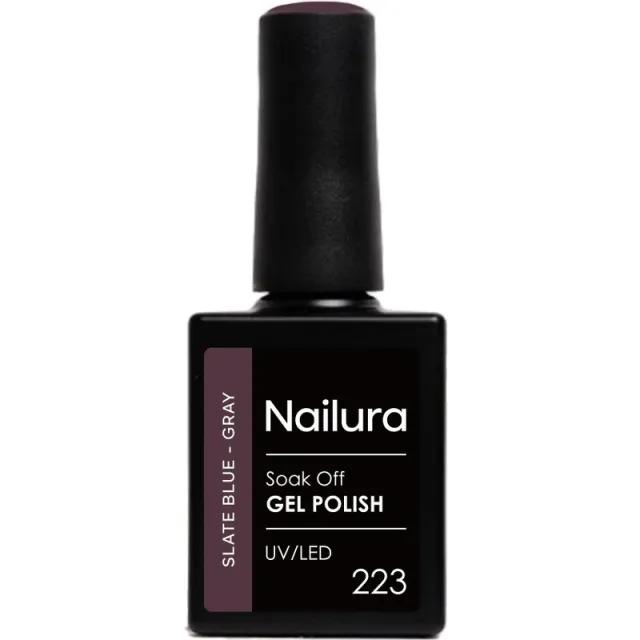 Nailura Gel Polish 10 ml - 223 Slate Blue Gray
