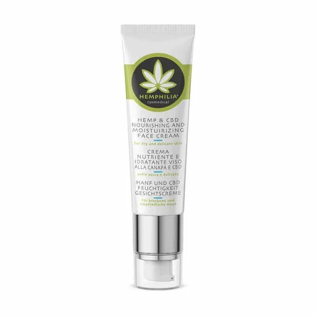Hemphilia Økologisk Moisturizing Face Cream, 50ml.