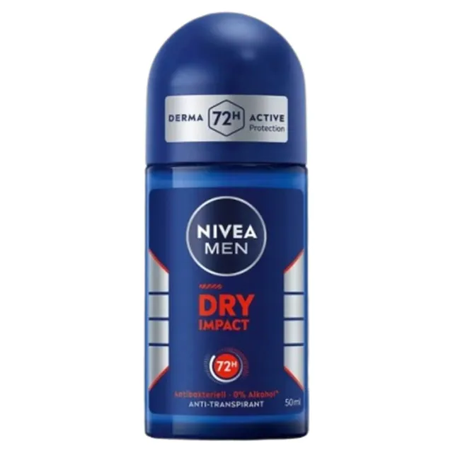 Nivea Men Dry Impact Antiperspirant Deodorant Roll-On 50 ml
