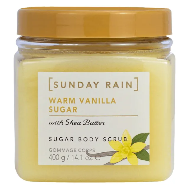 Sunday Rain Warm Vanilla Sugar Scrub 400g