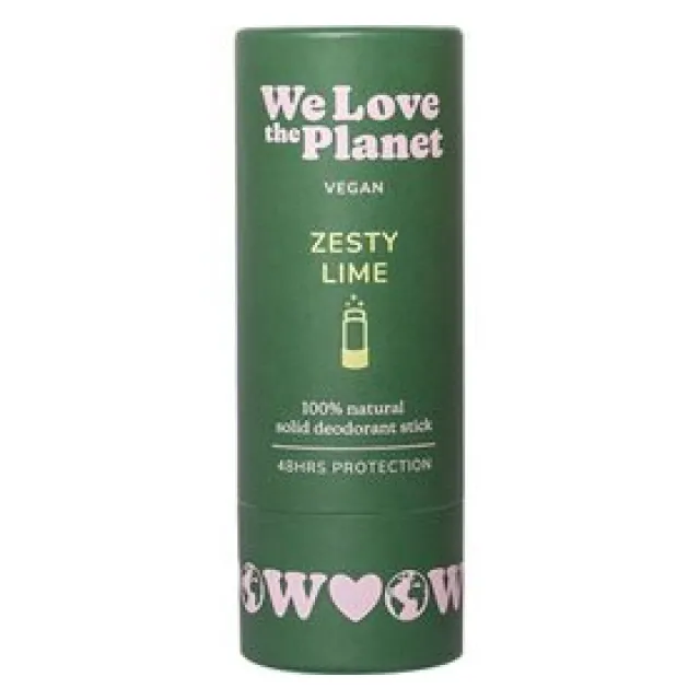 We Love The Planet Deo Stift Zesty Lime, 40g.