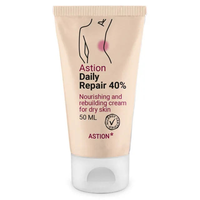Astion Daily Fedtcreme 40 % — Daglig fugtpleje ved eksem og kløe - 200 ml