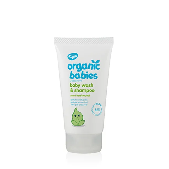 GreenPeople Organic Babies Baby Wash and Shampoo (150 ml)