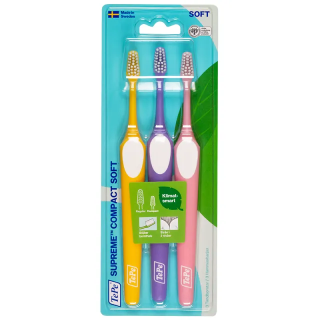 TePe Supreme Compact Soft Tandbørster (3 stk)