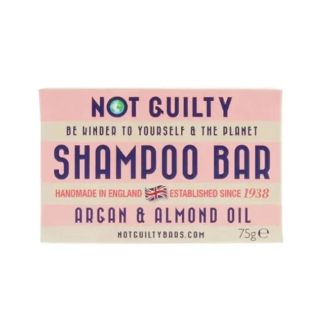 Not Guilty Shampoo Bar Argan & Almond Oil 75 g