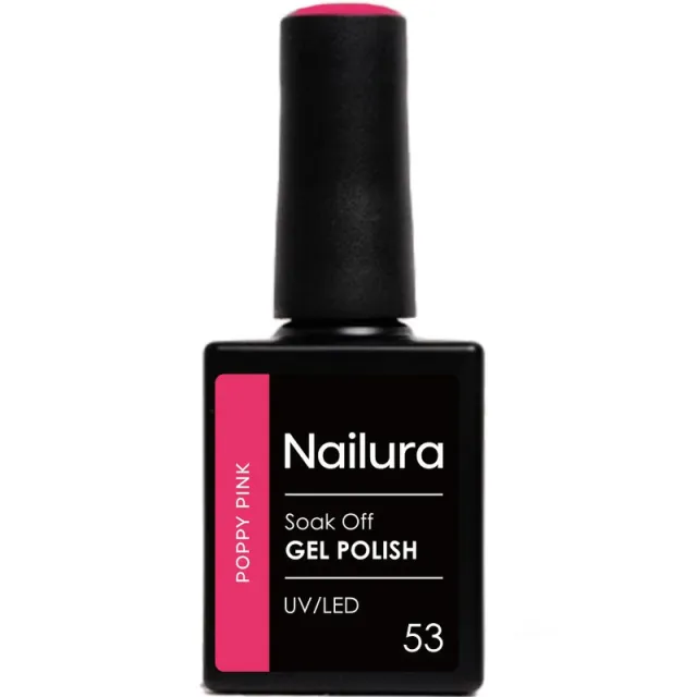 Nailura Gel Polish 10 ml - 53 Poppy Pink
