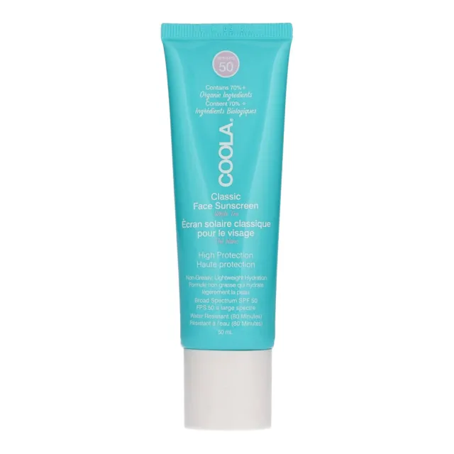 COOLA Classic Face Sunscreen White Tea SPF 50 50 ml