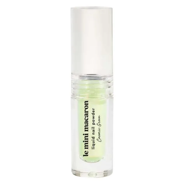Le Mini Macaron Liquid Nail Powder Cosmic Green 2 ml