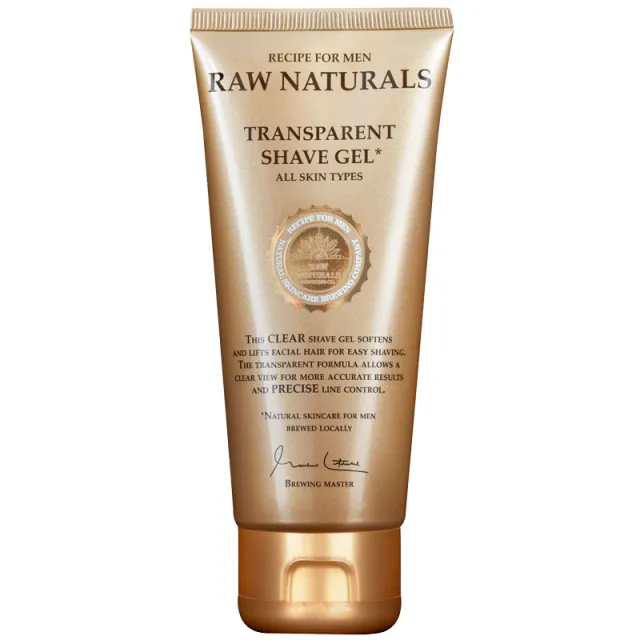 Raw Naturals Transparant Shaving Gel (100 ml)