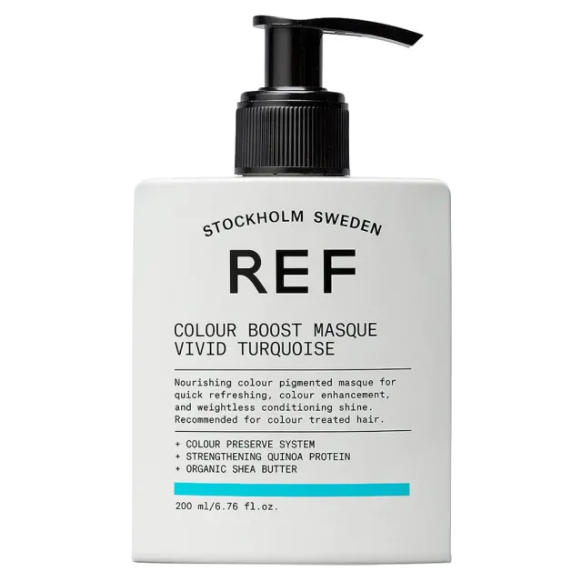 REF Colour Boost Masque - Vivid Turquoise 200 ml