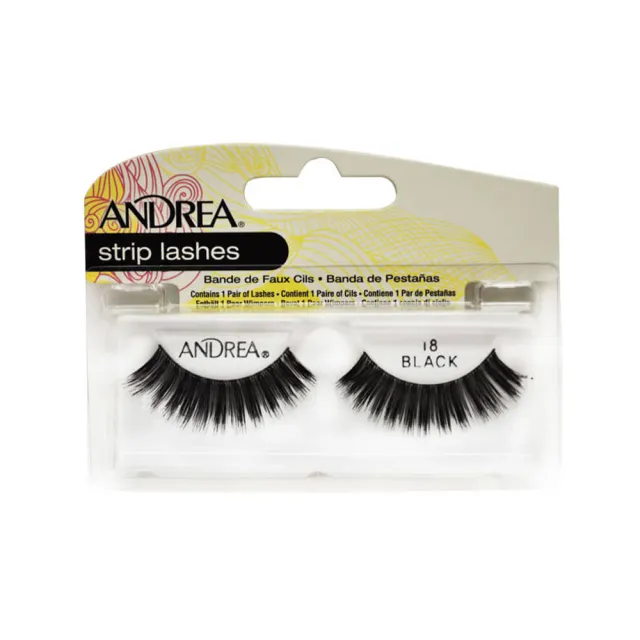 Andrea Strip Lashes Black 18