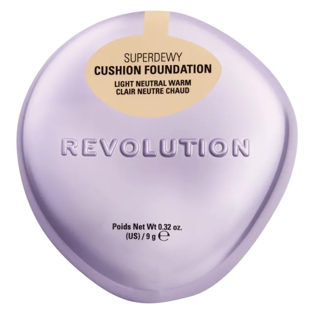 Revolution Beauty Superdewy Cushion Foundation Light Neutral Warm
